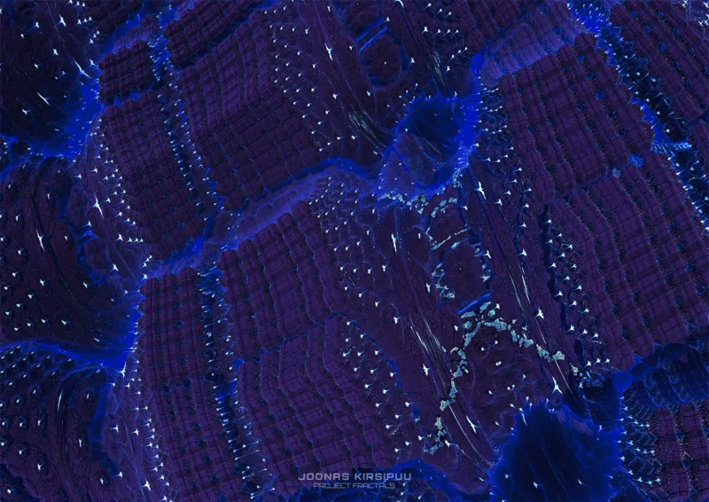 3D Fractal art composition titled Fractals 001 by Joonas Kirsipuu